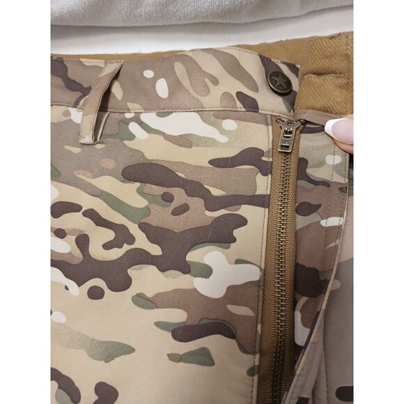 Free Soldier Camouflage Snow Pants 36 Hunting Fleece Lined Water Repell Gorpcore - Picture 2 of 16